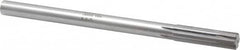 Made in USA - 0.605" Carbide-Tipped 6 Flute Chucking Reamer - Apex Tool & Supply