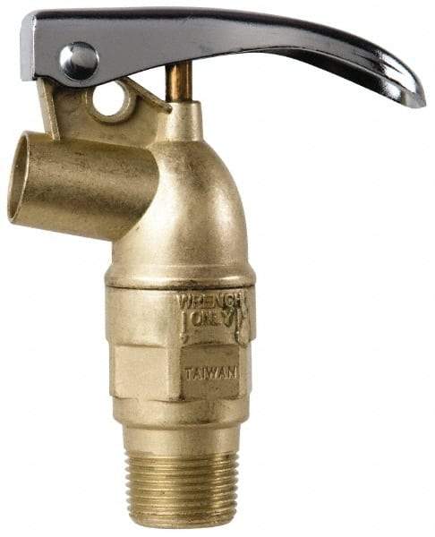 Value Collection - 3/4" NPT Zinc Rigid Drum Faucet - No Arrester, Self Closing - Apex Tool & Supply