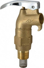 Value Collection - 3/4" NPT Brass Rigid Drum Faucet - FM Approved, External Arrester, Self Closing - Apex Tool & Supply