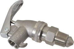 Value Collection - 3/4" NPT Stainless Steel Adjustable Drum Faucet - FM Approved, Internal Arrester, Self Closing - Apex Tool & Supply