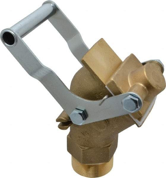 Value Collection - Brass Rigid Drum Gate Valve - FM Approved, No Arrester, Self Closing - Apex Tool & Supply