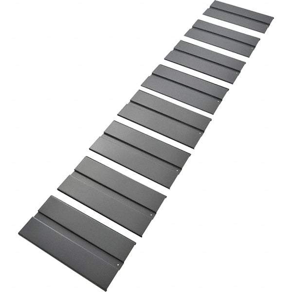 Edsal - 96" Wide, Open Shelving Ribbed Steel Decking - 48" Deep, Use with Edsal System II - Apex Tool & Supply