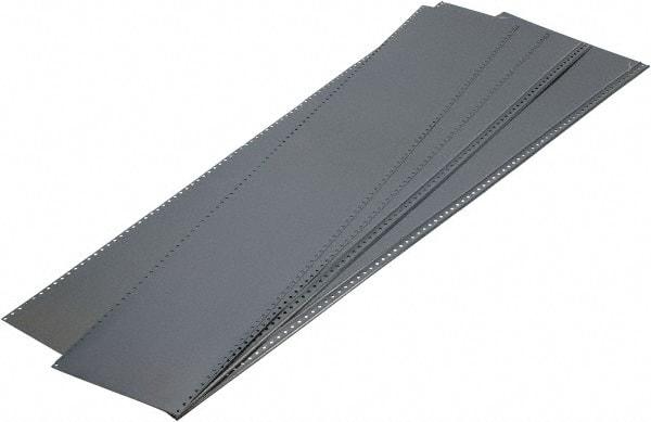 Edsal - 48" Wide, 85" High, Open Shelving Panel Kit - 18" Deep, Use with Edsal Industrial Shelving - Apex Tool & Supply