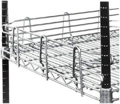 Value Collection - 48" Wide, 4" High, Open Shelving Accessory/Component - Chrome Finish, 1/2" Deep, Use with NuLine Units - Apex Tool & Supply