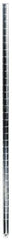 Value Collection - 1-1/2" Wide, 74" High, Open Shelving Accessory/Component - Zinc Finish, 1-1/2" Deep, Use with NuLine Units - Apex Tool & Supply