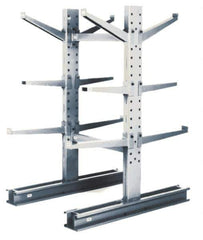 Made in USA - 10 Ft. High, Single Side Upright with Base - 12,600 Lb. Load Limit, 61 Inch Base Length, Uses 42 to 48 Inch Arm - Apex Tool & Supply