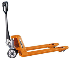 Presto Lifts - 6,500 Lb Capacity, 7-3/4" Lift Premium Quality Pallet Truck - 3-1/4" Min Lift Height, 48" Fork Length, 27" Overall Width - Apex Tool & Supply