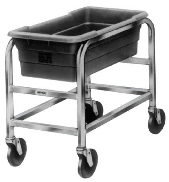 Win-Holt - 16" Wide x 28" Long x 33" High Tote Cart - 2 Slot, 2 Tote, Aluminum - Apex Tool & Supply