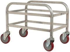 Win-Holt - 16" Wide x 24" Long x 19" High Tote Cart - 1 Slot, 1 Tote, Aluminum - Apex Tool & Supply