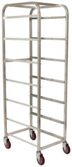 Win-Holt - 19" Wide x 27" Long x 71" High Tote Cart - 6 Slot, 6 Tote, Aluminum - Apex Tool & Supply