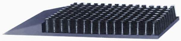 Notrax - 5 Ft. Long x 3 Ft. Wide, SBR Rubber Surface, Bristle Surface Entrance Matting - 5/8 Inch Thick, Outdoor, SBR Rubber, Black, 4 Edged Side, Series 345 - Apex Tool & Supply