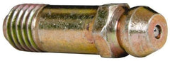 Value Collection - Straight Head Angle, 1/4-28 Steel Standard Grease Fitting - 7.94mm Hex - Apex Tool & Supply