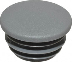 Kee - 1" Pipe, Plastic Plug Pipe Rail Fitting - Gray - Apex Tool & Supply