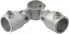 Kee - 1-1/4" Pipe, Malleable Iron Swivel Socket Pipe Rail Fitting - Galvanized Finish - Apex Tool & Supply