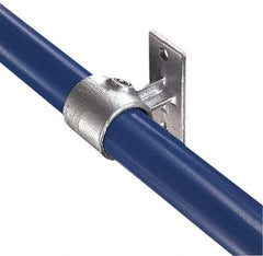 Kee - 1-1/4" Pipe, Malleable Iron Rail Support Pipe Rail Fitting - Galvanized Finish - Apex Tool & Supply