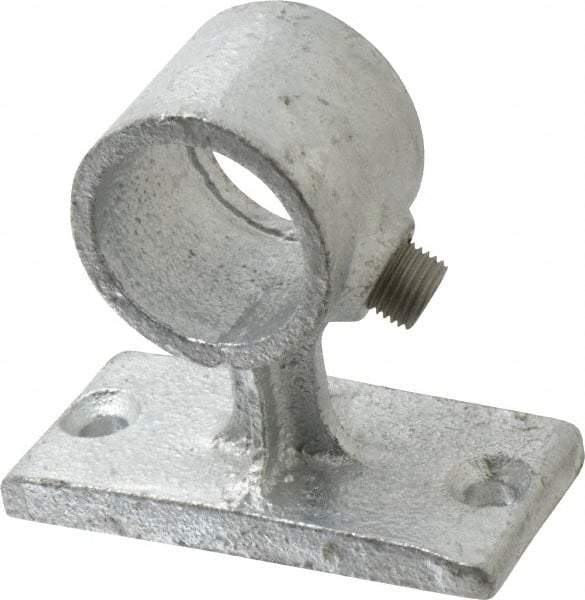 Kee - 1" Pipe, Malleable Iron Rail Support Pipe Rail Fitting - Galvanized Finish - Apex Tool & Supply