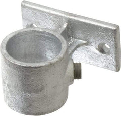 Kee - 1-1/2" Pipe, Malleable Iron Rail Support Pipe Rail Fitting - Galvanized Finish - Apex Tool & Supply