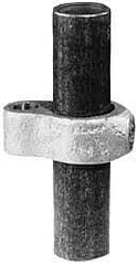 Kee - 1" Pipe, Malleable Iron Gate Hinge Fitting - Galvanized Finish - Apex Tool & Supply
