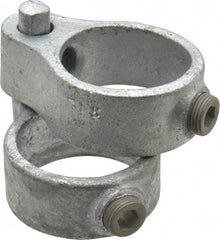 Kee - 1-1/2" Pipe, Malleable Iron Gate Hinge Fitting - Galvanized Finish - Apex Tool & Supply