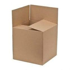 Made in USA - 20" Wide x 20" Long x 20" High Corrugated Shipping Box - Brown, 200 Lb Capacity - Apex Tool & Supply