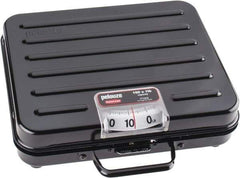 Pelouze - 13" x 10-1/2" Wide Base, 100 Lb Capacity, Analog Dial Shipping Scale - 1 Lb Graduation - Apex Tool & Supply