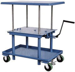 Vestil - 2,000 Lb Capacity Mechanical Lift Table - 24" to 42" Lift Height, 60" Platform Length x 30" Platform Width - Apex Tool & Supply