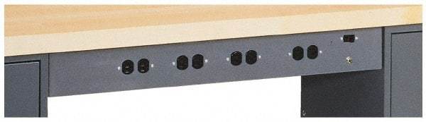 Edsal - Workbench & Workstation Power Center - Use with Edsal 72" Long Modular Workstations - Apex Tool & Supply