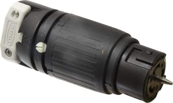 Hubbell Wiring Device-Kellems - 250 VAC, 50 Amp, NonNEMA Configuration, Industrial Grade, Self Grounding Connector - 3 Phase, 3 Poles, IP20, 0.83 to 1-1/4 Inch Cord Diameter - Apex Tool & Supply