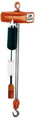CM - 1 Ton Capacity, 8 FPM Lift Speed, Electric Chain Hoist - 10' Max Lift - Apex Tool & Supply
