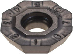 Iscar - OFCR07T3 Grade IC928 Carbide Milling Insert - TiAlN Finish, 0.1791" Thick, 0.7008" Inscribed Circle, 0.6mm Corner Radius - Apex Tool & Supply