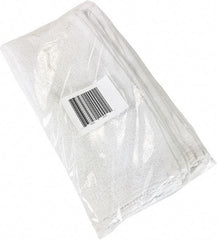 PRO-SOURCE - 19 Inch Long x 16 Inch Wide Virgin Cotton Utility Towels - White, Terry Cloth, Medium Lint, 12 Sheets per Pack, Bag - Apex Tool & Supply