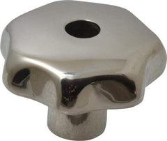 KIPP - 1.57" Head Diam, 7 Point Lobed Knob - 5/16" Hole, Stainless Steel - Apex Tool & Supply