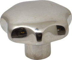 KIPP - 1.96" Head Diam, 7 Point Lobed Knob - 3/8" Hole, Stainless Steel - Apex Tool & Supply