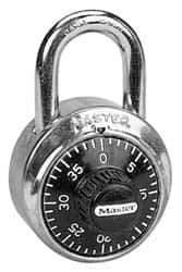 Master Lock - Locks Padlock - Steel, with Stainless Steel Finish - Apex Tool & Supply