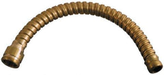 Justrite - Brass Flexible Drum Faucet Extension - 6" Long Extension - Apex Tool & Supply