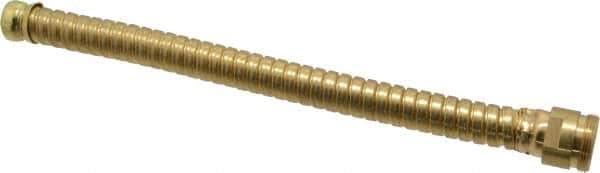 Justrite - Brass Flexible Drum Faucet Extension - 8" Long Extension - Apex Tool & Supply