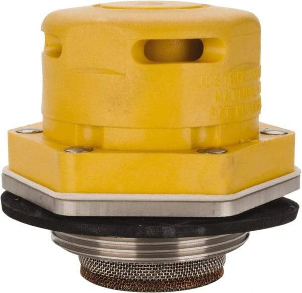 Justrite - Drum Vents Type: Vertical Drum Vent Material: Non-Metallic/Stainless Steel Arrester - Apex Tool & Supply