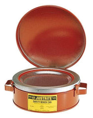 Justrite - Safety Bench Cans & Dip/Wash Tanks Type: Bench Can Capacity (Qt.): 2.00 - Apex Tool & Supply