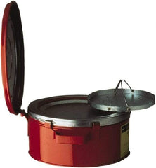 Justrite - Safety Bench Cans & Dip/Wash Tanks Type: Bench Can Capacity (Gal.): 1.00 - Apex Tool & Supply