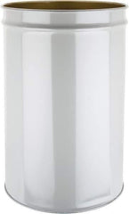 Justrite - 55 Gallon Fire Resistant Steel Drum - 23-3/4 Inch Outside Diameter, 34-1/2 Inch High - Apex Tool & Supply
