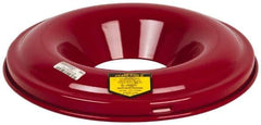 Justrite - Fire Resistant Steel Head - 15-1/8 Inch Outside Diameter, 12 and 15 Gallon Complete Drum, 5-1/4 Inch Opening Diameter, FM and UL Standards - Apex Tool & Supply