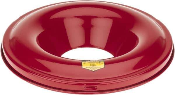 Justrite - Fire Resistant Steel Head - 19-7/8 Inch Outside Diameter, 30 Gallon Complete Drum, 7 Inch Opening Diameter, FM and UL Standards - Apex Tool & Supply