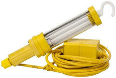 Woodhead Electrical - 120 VAC, 13 Watt, Electric, Fluorescent Portable Handheld Work Light - 25' Cord, 1 Head, 900 Lumens, Nitrile, 342.9mm Long x 38.1mm Wide x 66.04mm High - Apex Tool & Supply