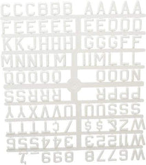Ghent - Plastic Letter Kits Type: Reusable Letters Display Size: 3/4 (Inch) - Apex Tool & Supply