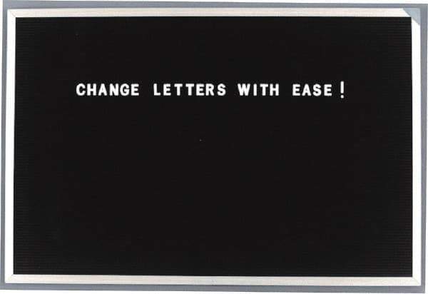 Ghent - Plastic Letter Kits Type: Reusable Letters Display Size: 1/2 (Inch) - Apex Tool & Supply