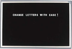 Ghent - Plastic Letter Kits Type: Reusable Letters Display Size: 1/2 (Inch) - Apex Tool & Supply