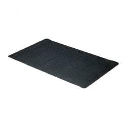 Wearwell - 5' Long x 3' Wide, Dry Environment, Anti-Fatigue Matting - Black, Natural Rubber with Nitrile Blend Base, Beveled on 4 Sides - Apex Tool & Supply