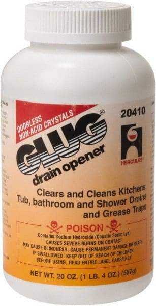 Hercules - 20 oz Crystalline Flakes Drain Opener - Unscented - Apex Tool & Supply