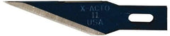 X-ACTO - 500 Piece Steel Hobby Blade - 1-19/32" OAL - Apex Tool & Supply