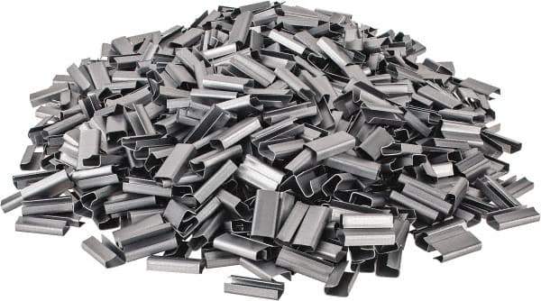 Made in USA - 1/2 Inch Wide, Metal Open Seal - 1,000 Piece - Apex Tool & Supply